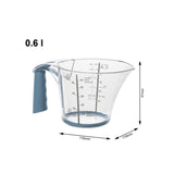 Rotho Loft Measurement Cup 0,6L Horizon Blauwwit