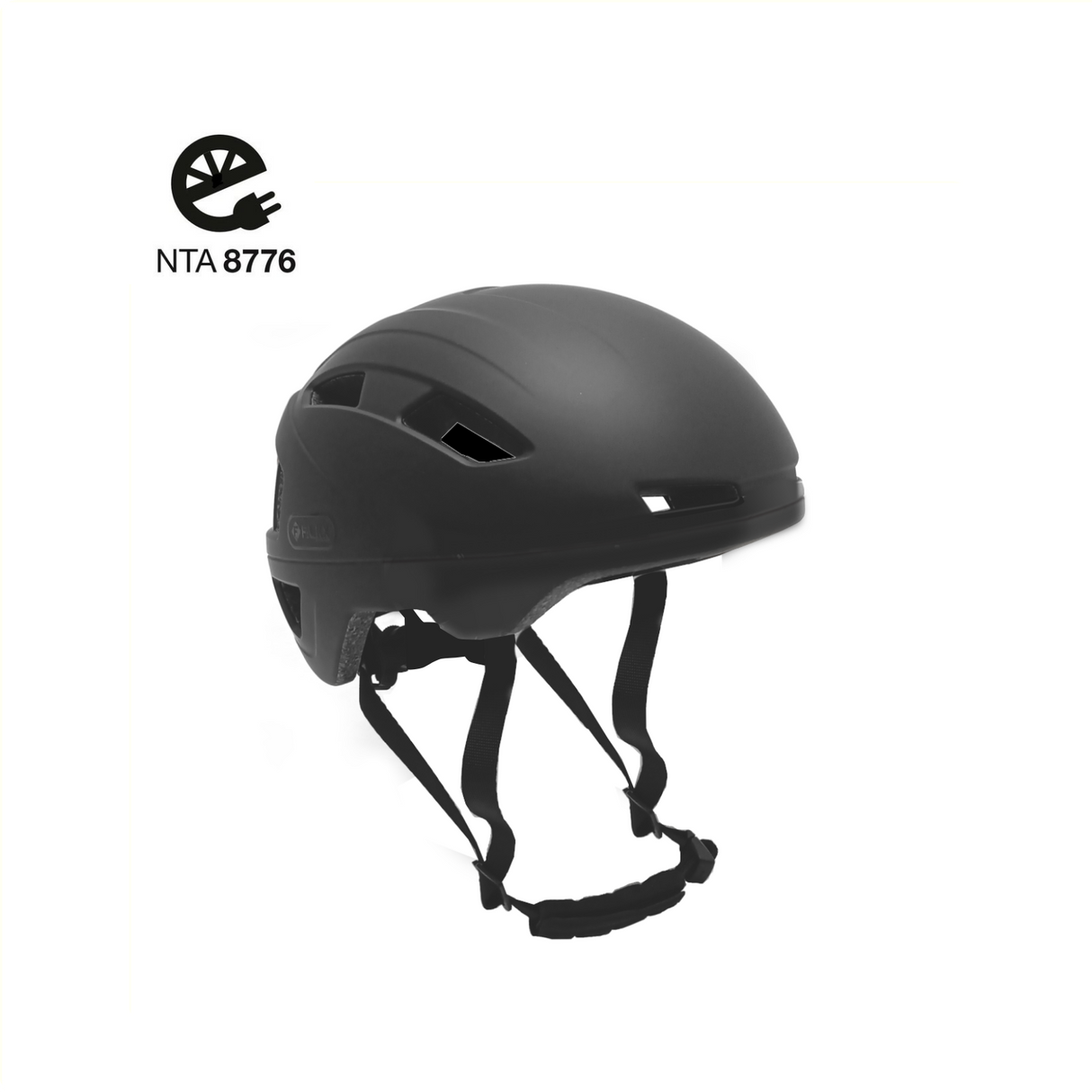 Helm unisex mattschwarz Größe 51-54 cm (s)