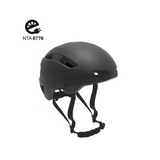 Helm unisex mattschwarz Größe 51-54 cm (s)