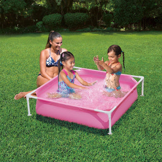 Summer Waves Swimming pool Small Frame 122 x 122 x 30 cm Pink