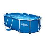 Sommerbølger Swimming Pool Active Oval Frame 300 x 200 x 84 cm + filterpumpe
