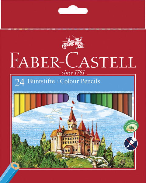 Faber Castell FC-1220124 Barevné tužky ECO v kartonové penny a 24st.