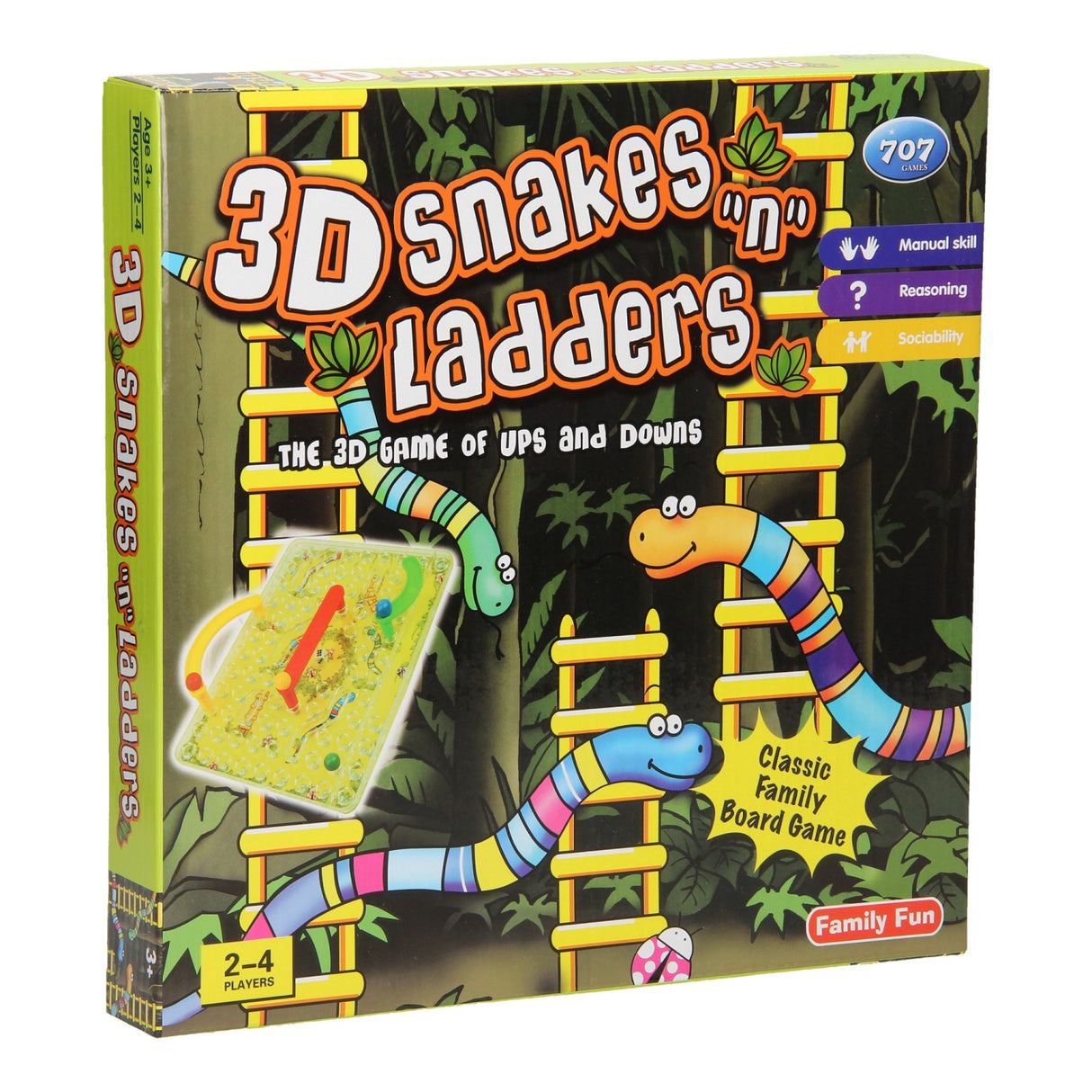 Snakes Ladder game 3D