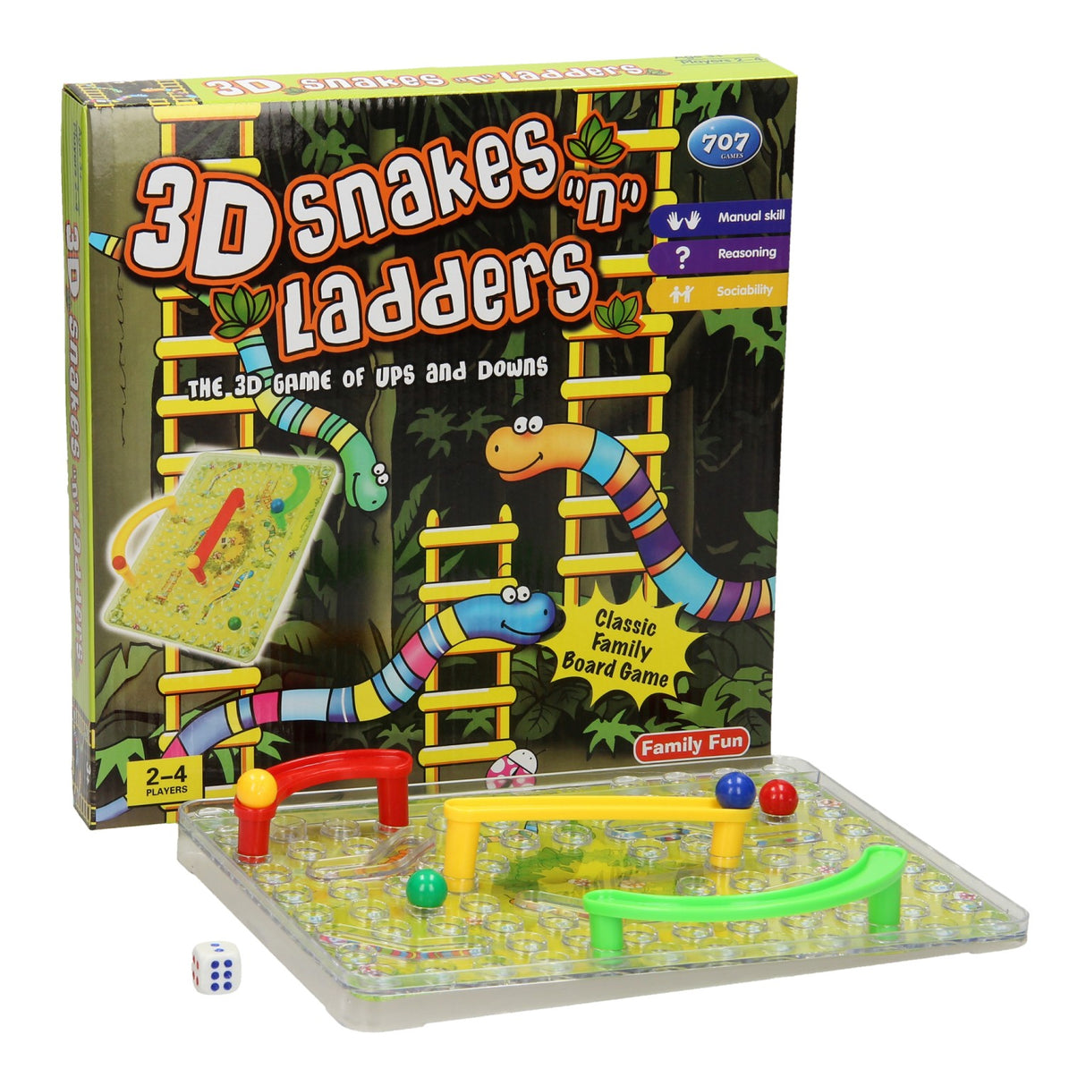 Snakes Ladder game 3D