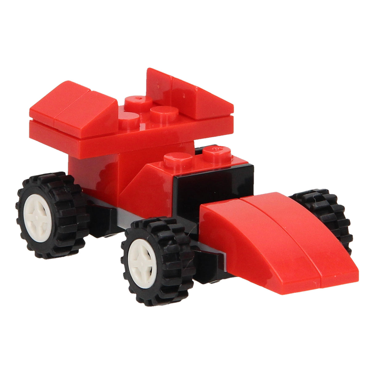 Building Blocks 3in1 rosa - mulino a vento, granchio, auto da corsa, 61dlg.