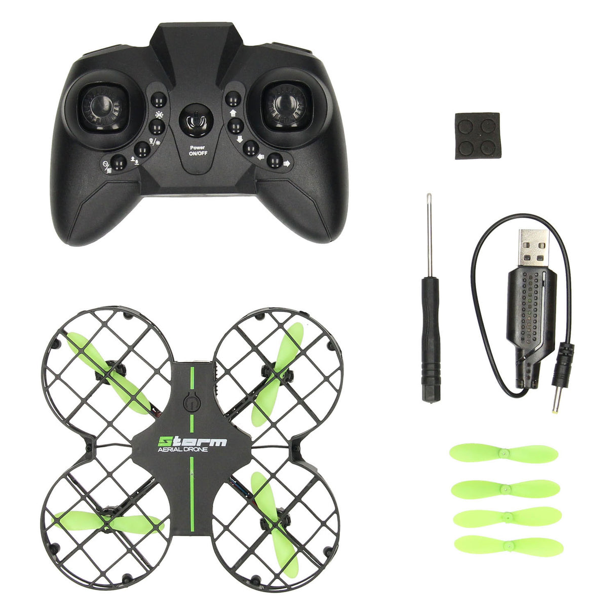 RC RC říkací dron černá