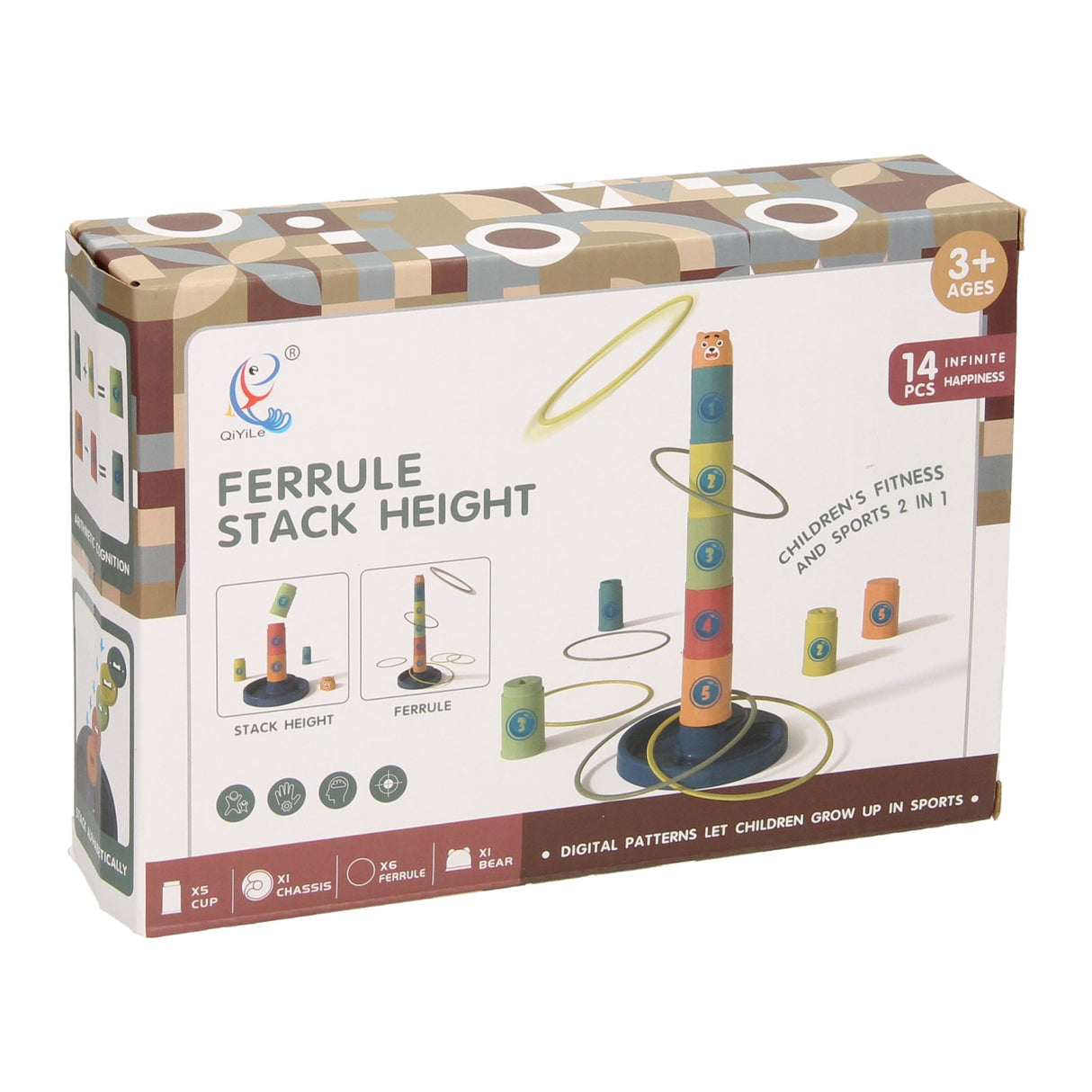 Stacking Tower and Ringshot 2in1