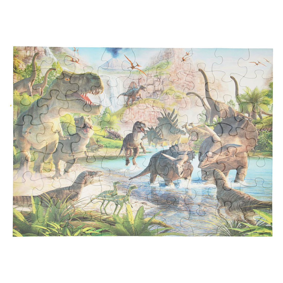 Legpuzzel dino wereld, 63st.