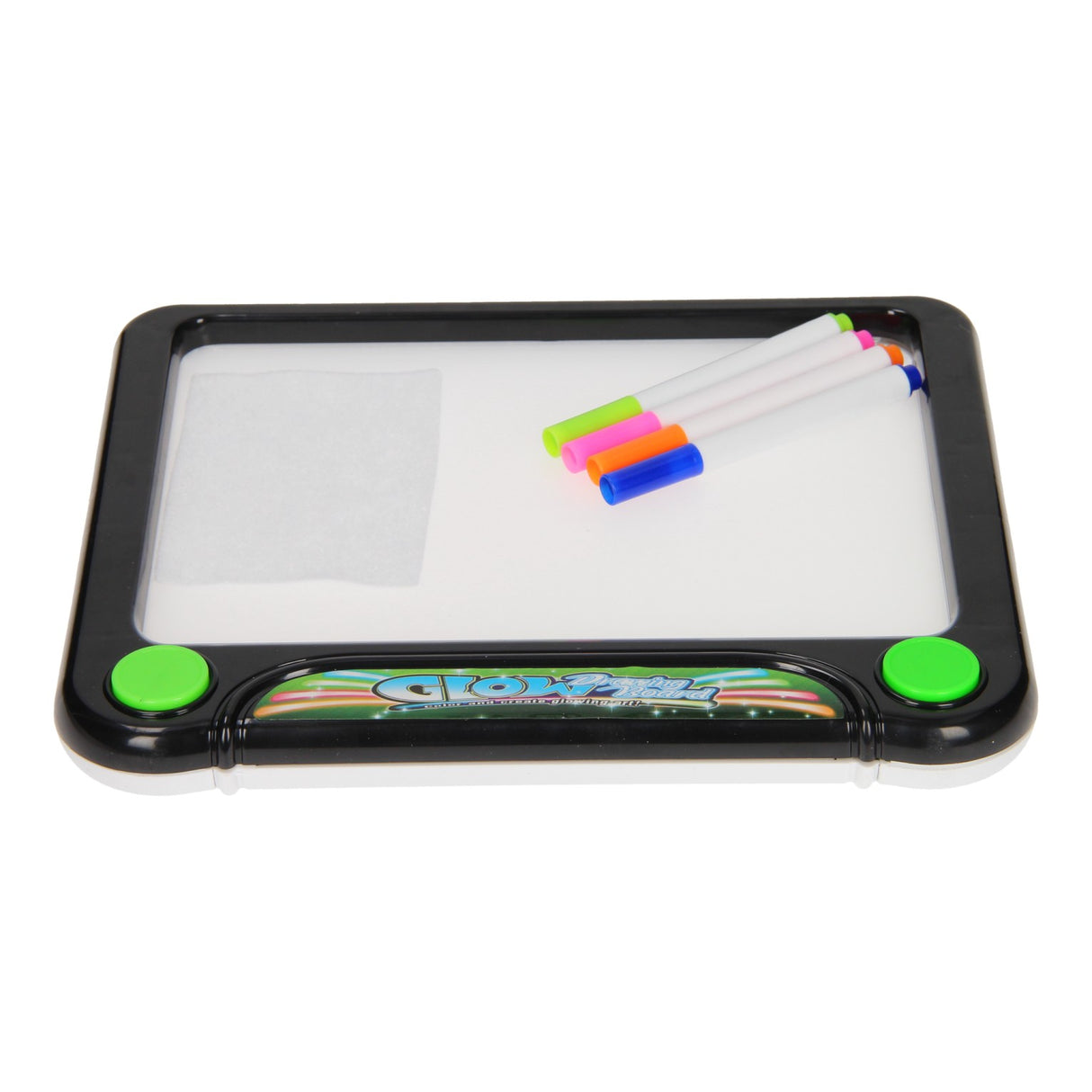 Glow in the dark drawing board with light