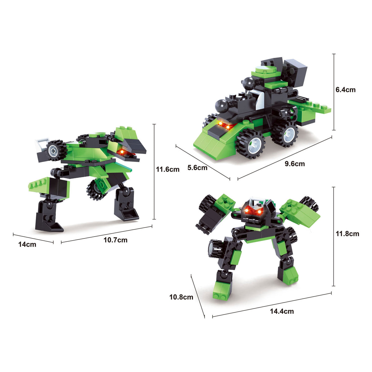 Budowanie budynków Titans Robot Building Building 3 w 1
