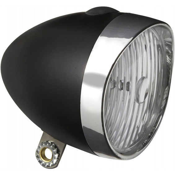Edge -Scheinwerfer Retro 3 x LED - mit Batterien - Schwarz Chrom (Workshop -Verpackung)