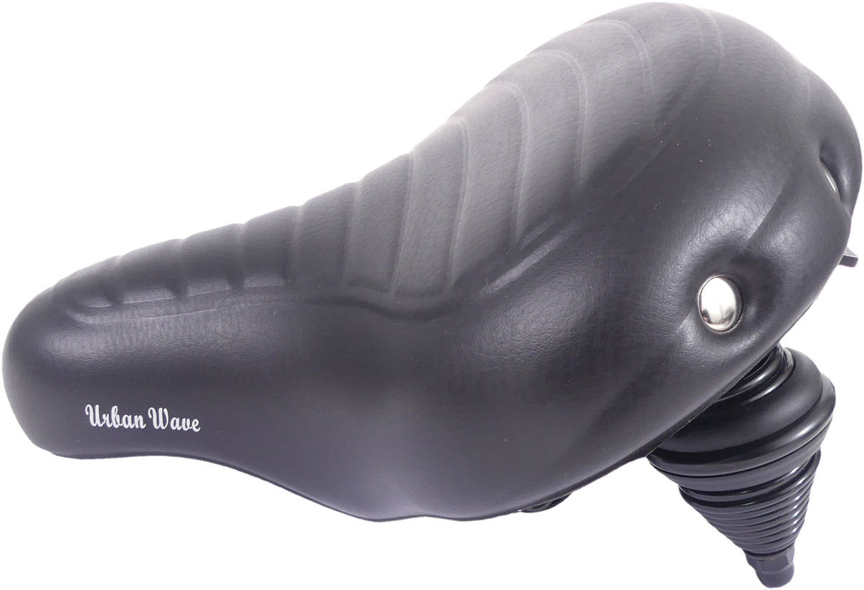 Edge Bicycle Saddle Urban XL Wave - Black
