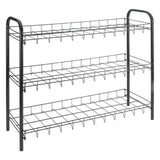 Metaltex sko sko rack 3 etager 64x23x59 cm sort
