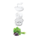 Metaltex Kitchen Helpers Topedo Slacentrifuge White Transparent