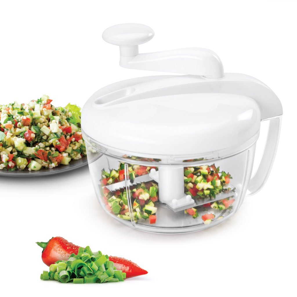 Metaltex Kitchen Helpers Topedo Slacentrifuge White Transparent