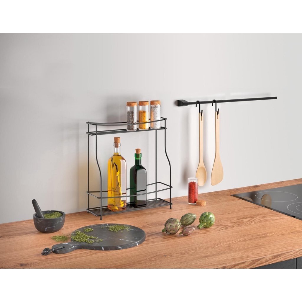 MetalTex Herb Rack 2-skikt Basalmico svart