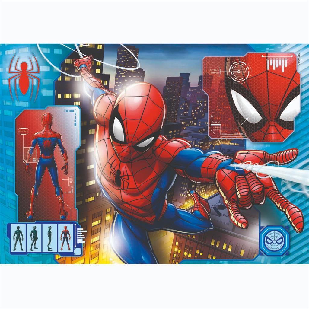 Clementoni Supercolor Puzzle Spiderman 2x60 stykker