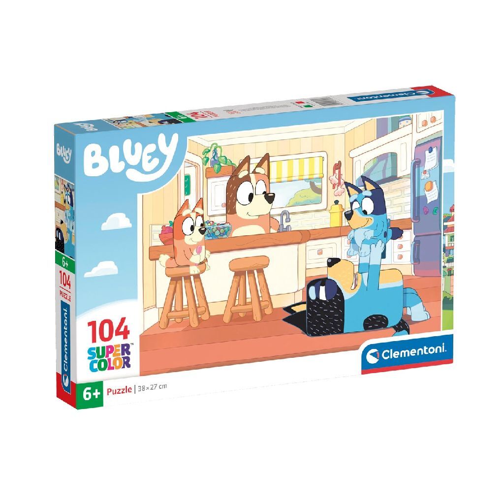 Clementoni Jigsaw Puzzle - Bluey v kuchyni, 104.