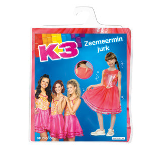 Studio 100 K3 Kleid - Meerjungfrau Kleid, 6-8 Jahre alt