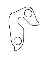 Union Derailleurpad GH-097 with screw set M8x0.75