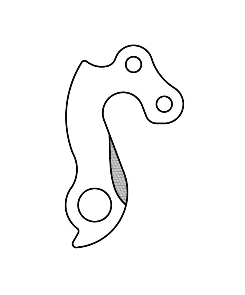Union Derailleurpad GH-121 with screw set M4X0.7