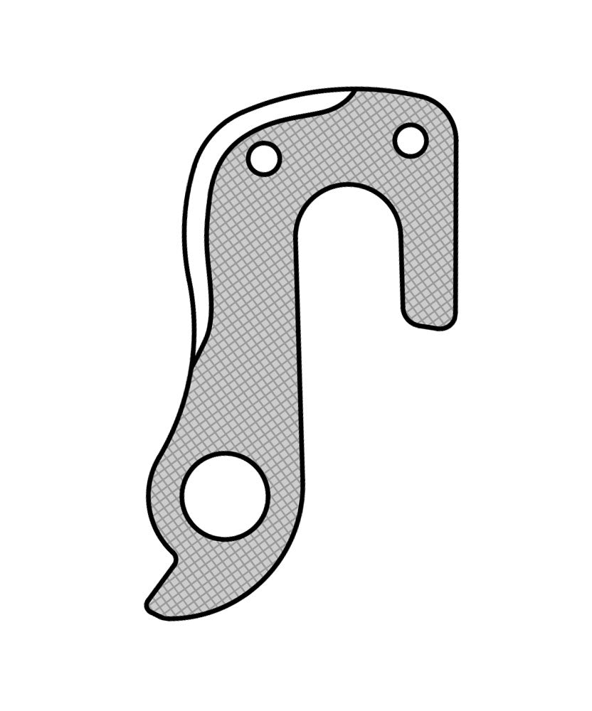 DERAILLEUR Obesek GH-165 59,2 mm srebro