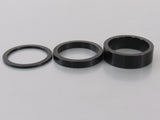 Ergotec Ball Head Spacers Set 1-1 8 (Ø28.6) 3 pièces 2 5 10 mm noir
