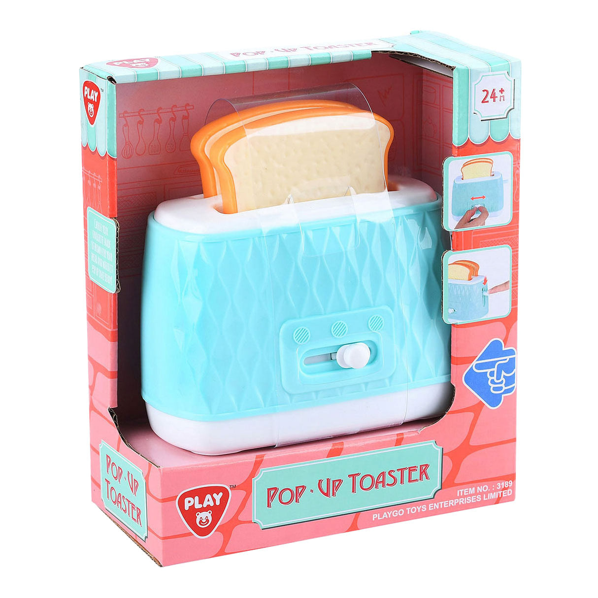 Play Toaster Play set, 3dlg.