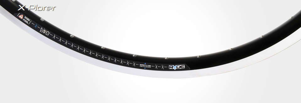 Ryde Rim X-Plorer R 28 622 x 19c Aluminium 36 Hul 14g sort