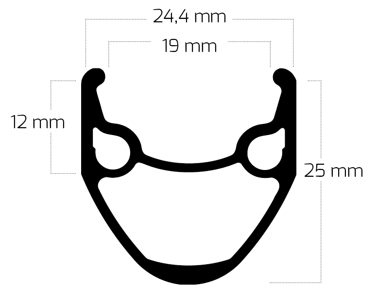 Ryde Rim X-Plorer R 28 622 x 19C aluminija 36 lukenj 14G srebro