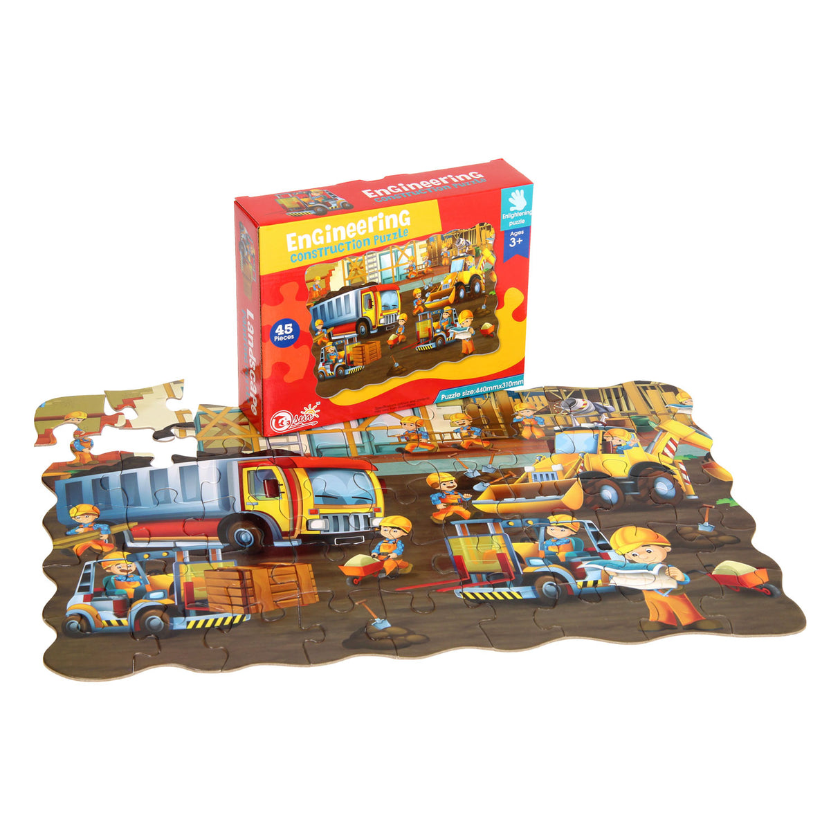 Podlahová puzzle na stavbě 45 ..