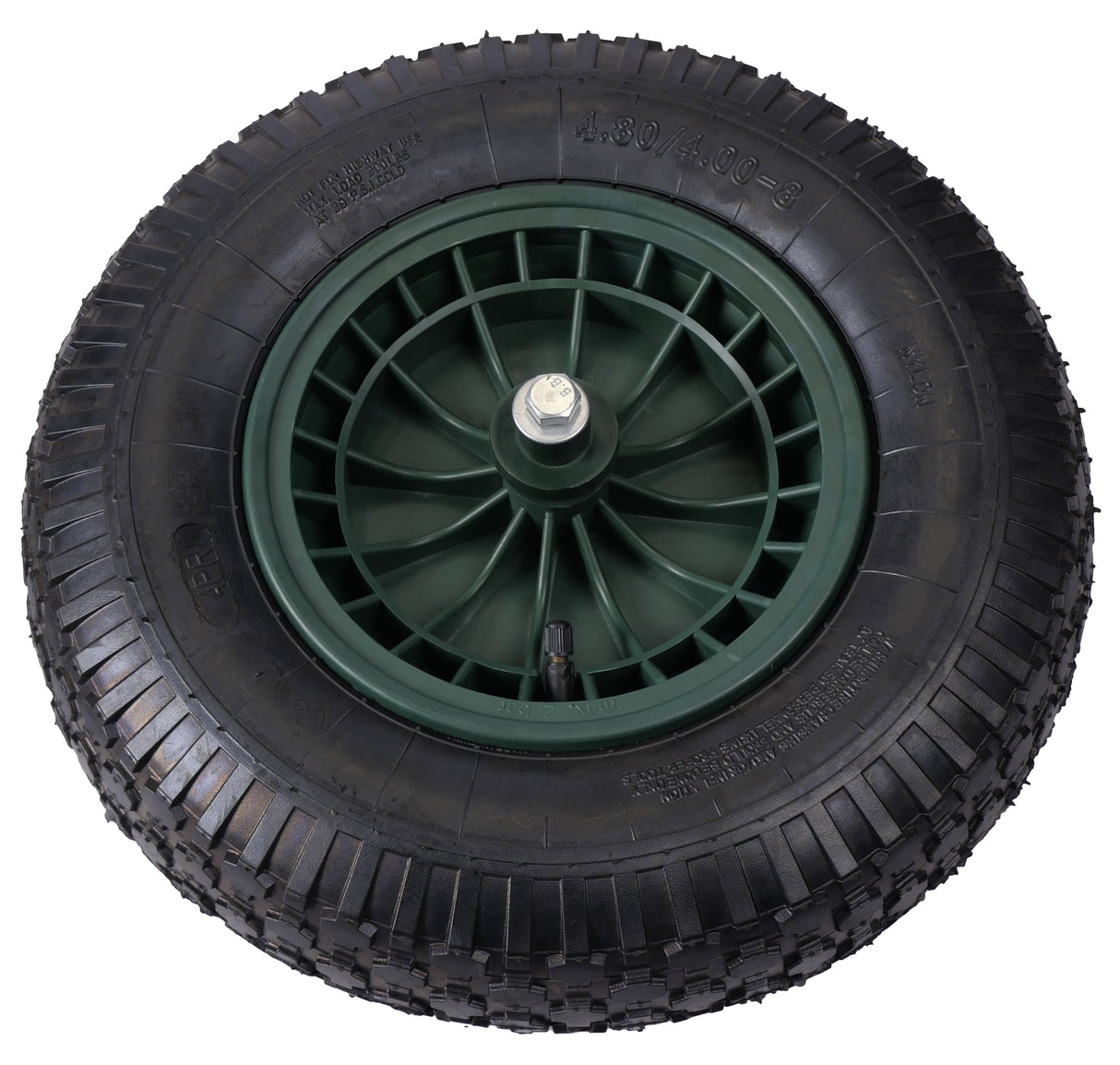 Loose wheel for wheelbarrow air