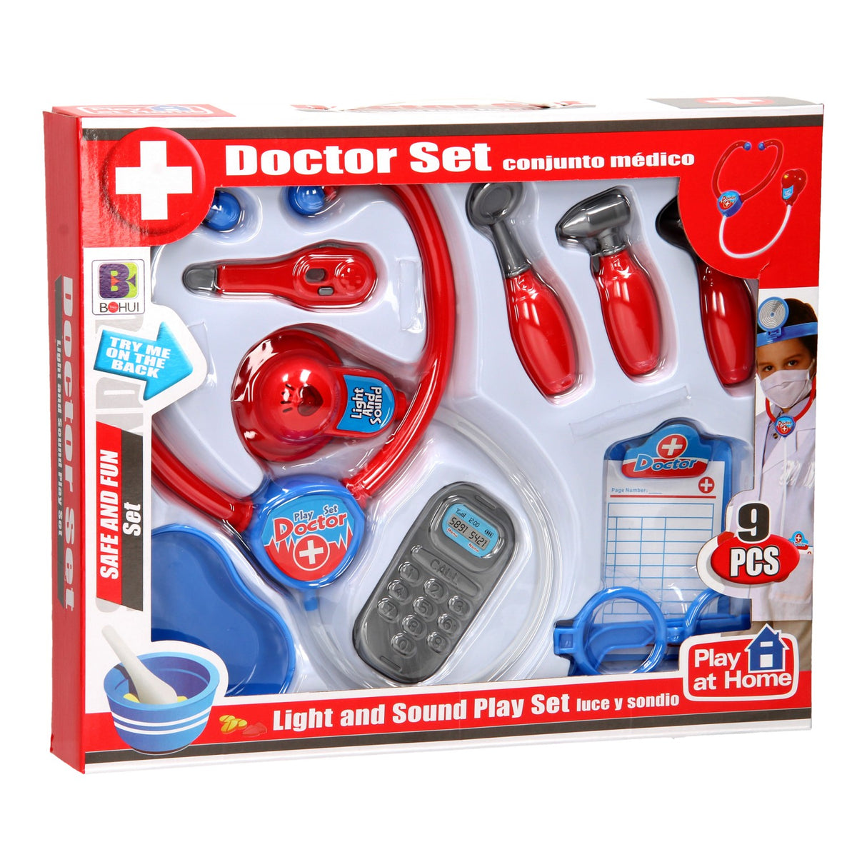 Doctor's set with sound 9 -piece