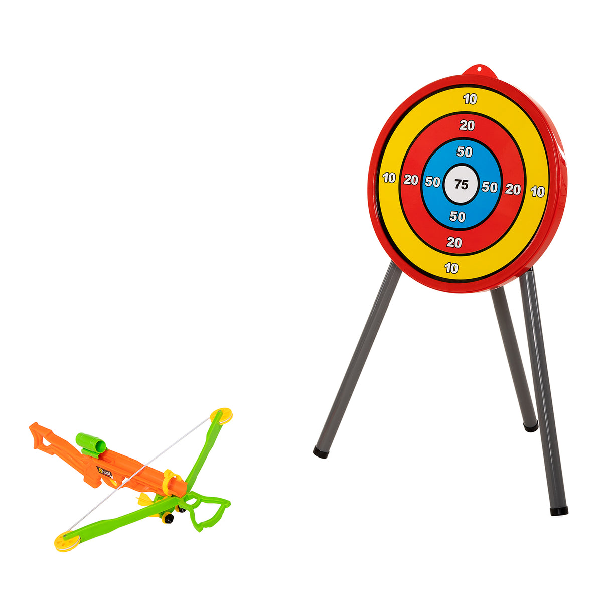 Crossbow set with target