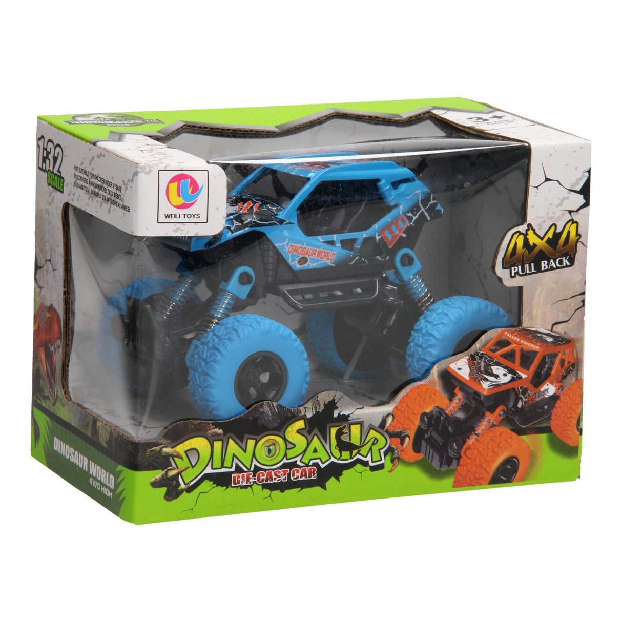 Muori cast tilt back mostro camion Dino, 1:32