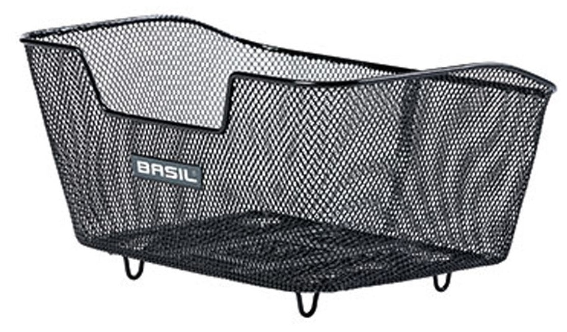 Basil Base M WSL - Bicycle Basket - På baksiden - inkludert Basil WSL -system - Svart