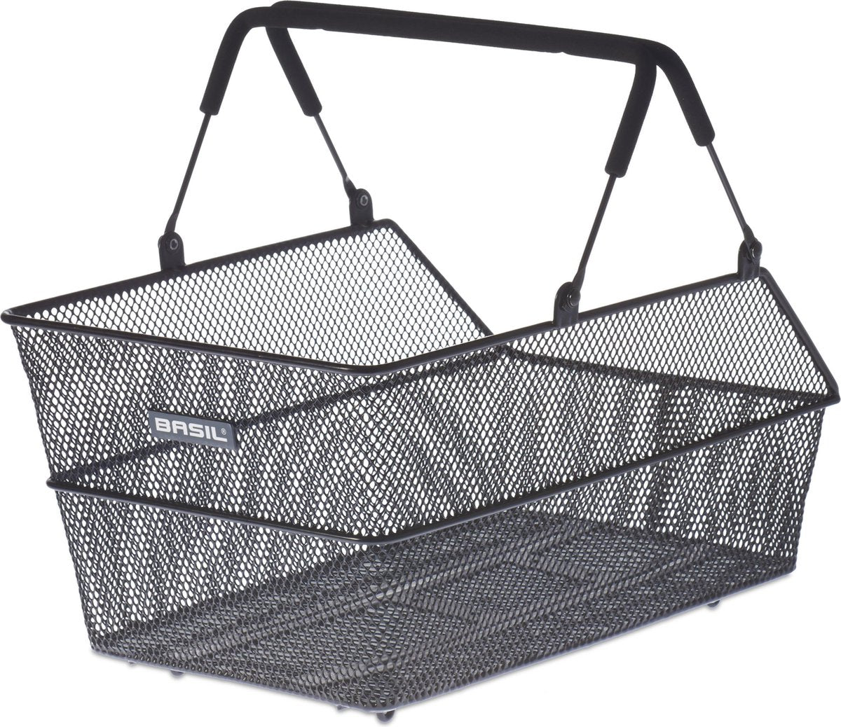 Basil Cento S Multi - Bicycle Basket - na zadní straně - malý - černá