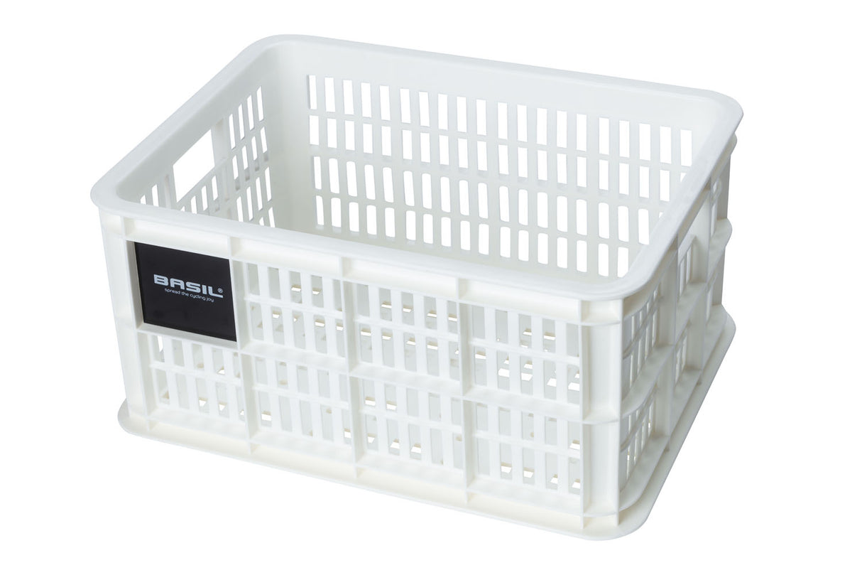 Basilikum fietslat S - klein - 17,5 Liter - Weiß