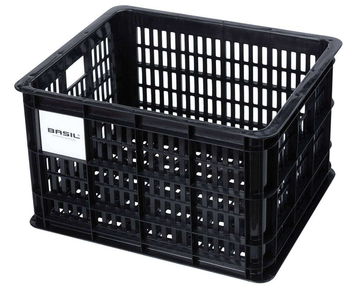 Basil Fietskrat M - Medium - 29,5 liter - sort