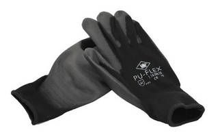 Cycplus arbejdshandsker pu-flex l (9) sort