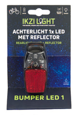 Ikzilight baglys reflektor 1xlet rød på kortet