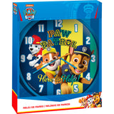 Zegar ścienny Paw Patrol 25 cm niebieski