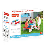 Dolu fisher price picknicktafel rood wit blauw