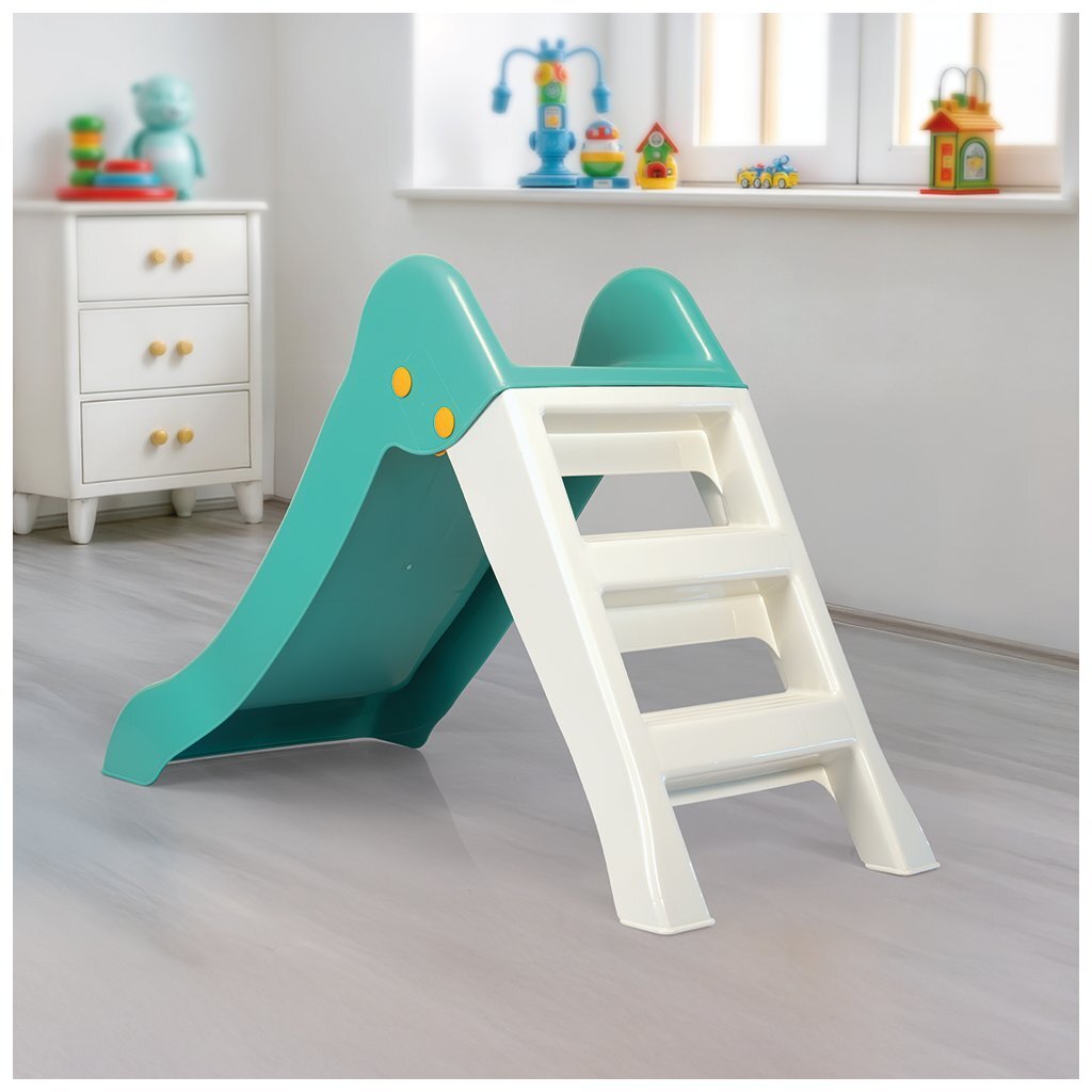 Dolu glijbaan 70.5x117x48.5 cm wit groen