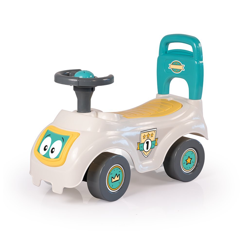 Dolu loopauto wit groen geel