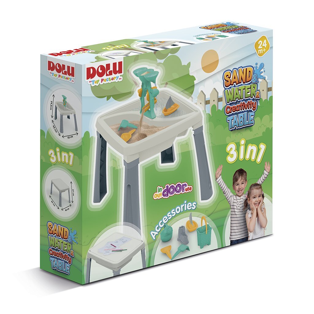 Tabella Dolu Sand-Water + Accessori Grigio bianco