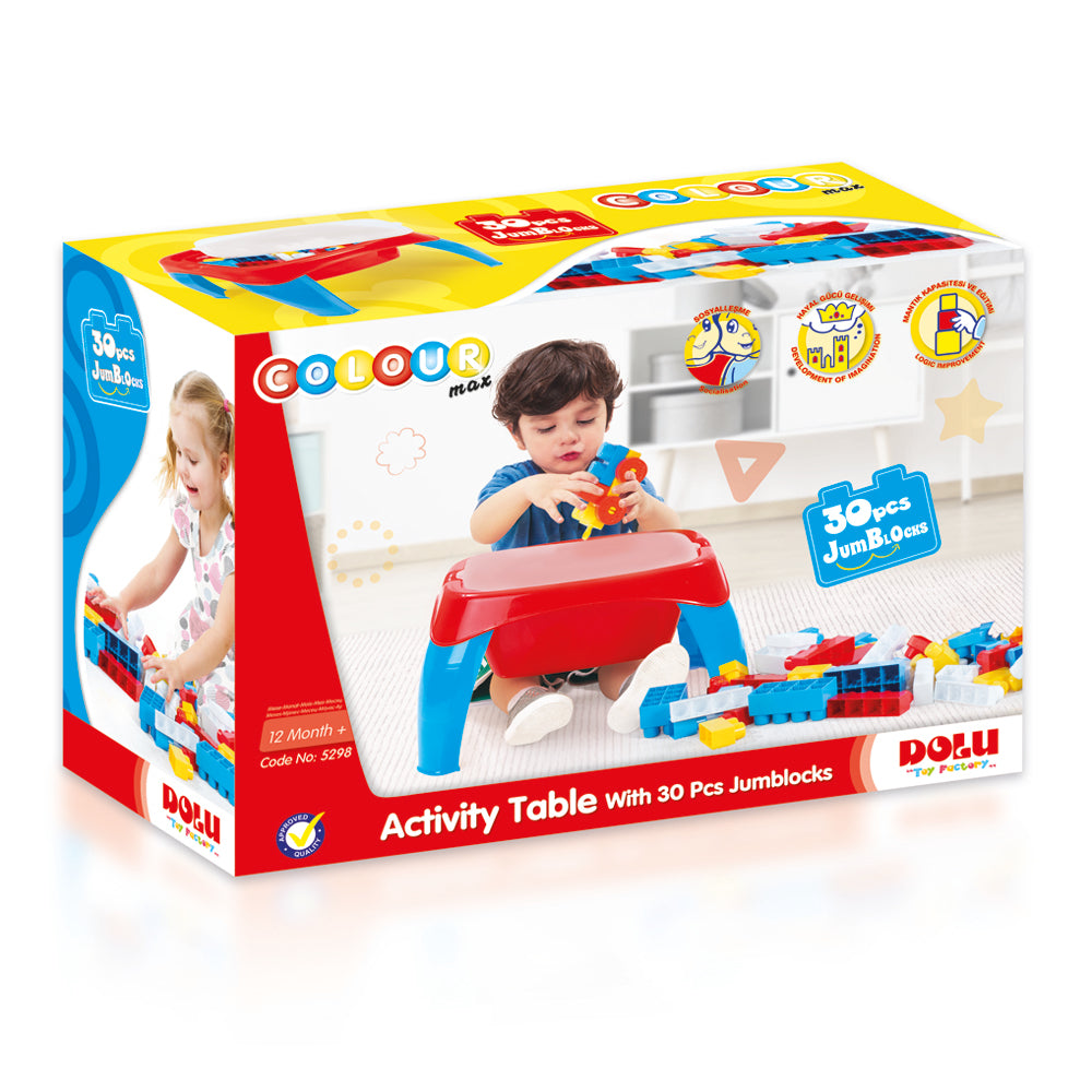 Dolu 5298 Aktivitetsbord med 30 block