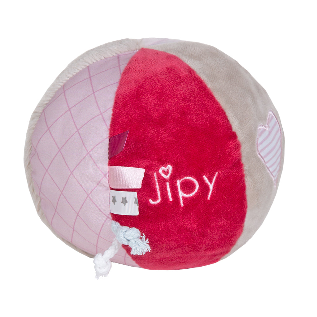 Jipy kuschly Ball + Sound Pink
