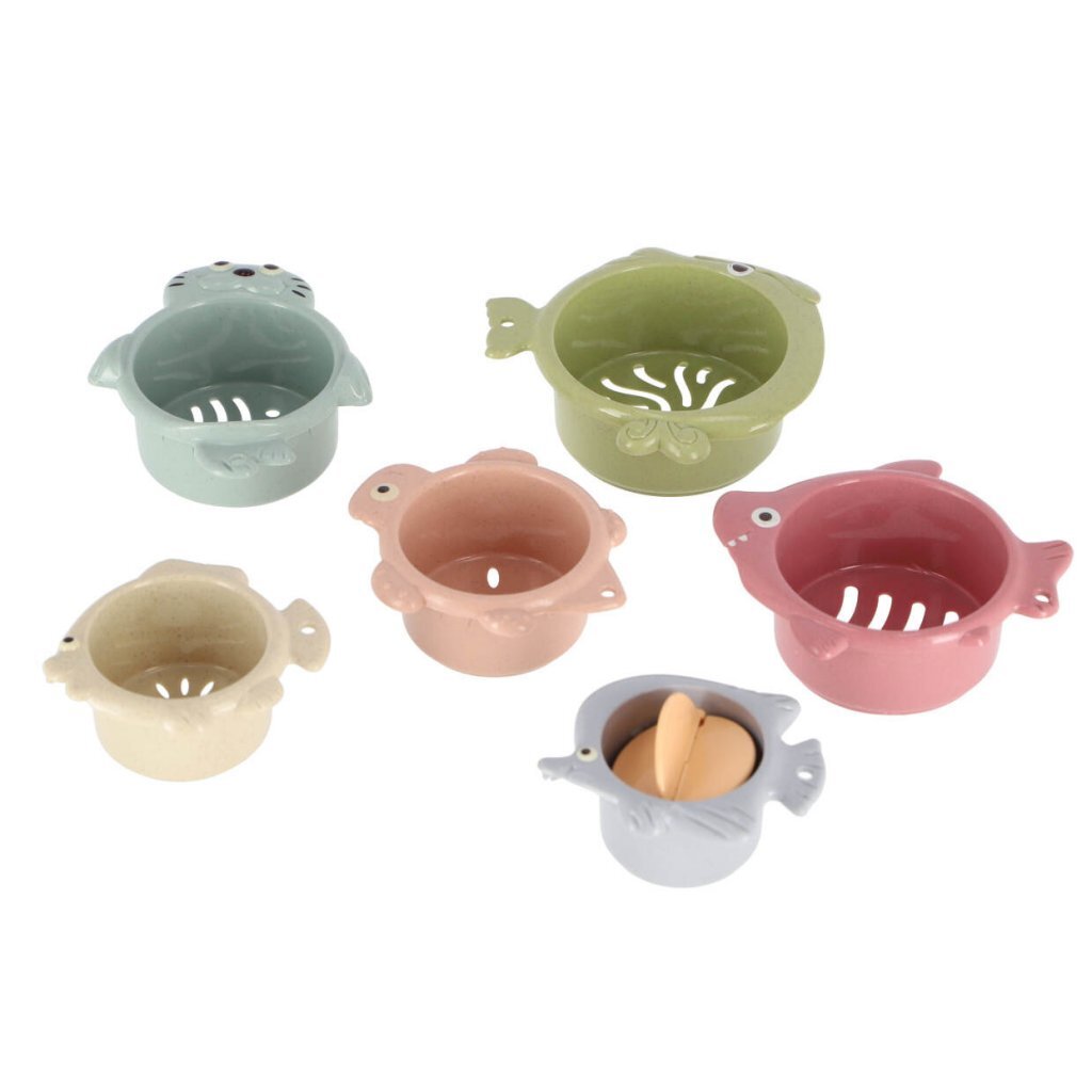 Jipy Bioplastic Stapel Formen Badespiel