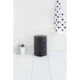 BRABANTIA NEWICON PEDAL BIN 3L MATT SVART
